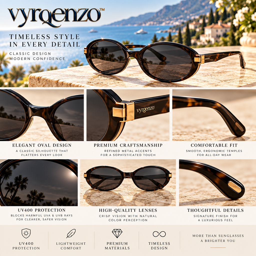 vyrqenzo™ Classic Oval Sunglasses image 4