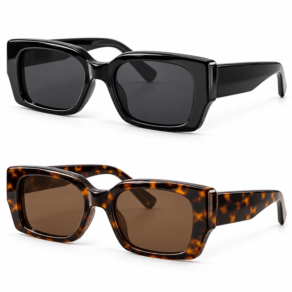 vyrqenzo™ Sculptural Rectangle Sunglasses image 3
