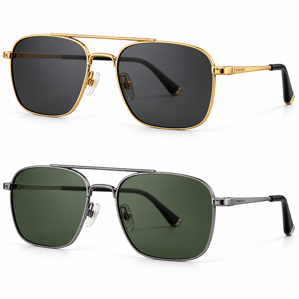 vyrqenzo™ Smoke Lens Pilot Sunglasses image 2