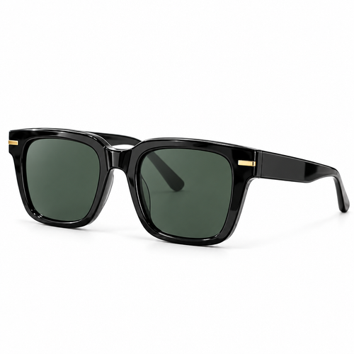 vyrqenzo™ Black Acetate Square Sunglasses image 2