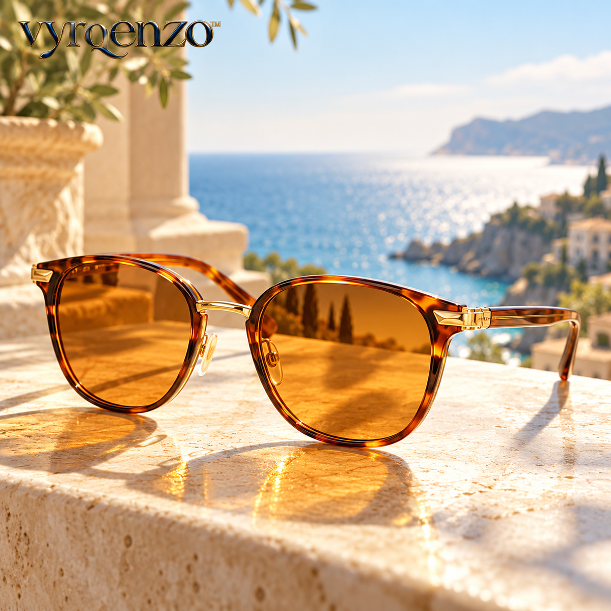 vyrqenzo™ Amber Lens Resort Sunglasses image 2